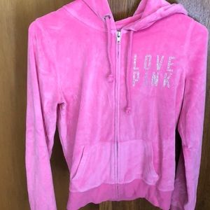 pink zip up